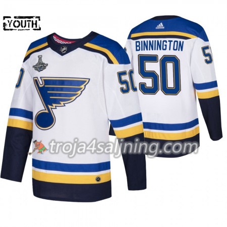 St. Louis Blues tröja Jordan Binnington 50 Adidas 2019 Stanley Cup Champions Vit Authentic - NHL Tröjor Barn St. Louis Blues tröja Jordan Binnington 50 Adidas 2019 Stanley Cup Champions Vit Authentic - NHL Tröjor Barn